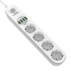2m elektrická rozdvojka 4x USB nabíjačka 2m elektrická rozdvojka 4x USB nabíjačka