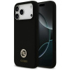 Guess Silikónové Logo Strass 4G MagSafe iPhone 17 Pro Max Čierne Puzdro Guess Silikónové Logo Strass 4G MagSafe iPhone 17 Pro Max Čierne Puzdro