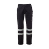PAYPER WORKER REFLEX 001258-0331 / Reflexné pracovné nohavice do pása - total black XXS PAYPER WORKER REFLEX 001258-0331 / Reflexné pracovné nohavice do pása - total black XXS