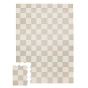 3 SPROUTS Pěnová hrací podložka Checkerboard/Beige 3 SPROUTS Pěnová hrací podložka Checkerboard/Beige
