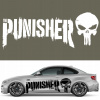 Šablóna na maľovanie na auto MOTÍV THE PUNISHER LEBKA 214x77 Šablóna na maľovanie na auto MOTÍV THE PUNISHER LEBKA 214x77