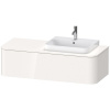 DURAVIT Happy D.2 Plus závesná skrinka pod umývadlo pod dosku (umývadlo vpravo), 1 zásuvka, 1300 x 550 x 354 mm, biela vysoký lesk, HP4942R2222 DURAVIT Happy D.2 Plus závesná skrinka pod umývadlo pod dosku (umývadlo vpravo), 1 zásuvka, 1300 x 550 x 354 mm, biela vysoký lesk, HP4942R2222