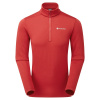 Montane mikina Protium Pull-On - pánská - tmavě červená Velikost: XL Montane mikina Protium Pull-On - pánská - tmavě červená Velikost: XL