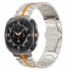 Oceľový Náramok Titánový Oranžový Remienok pre Samsung Galaxy Watch Ultra 47mm Oceľový Náramok Titánový Oranžový Remienok pre Samsung Galaxy Watch Ultra 47mm