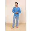 PÁNSKE PYŽAMO 491 BIG J/25 Modrá 2XL PÁNSKE PYŽAMO 491 BIG J/25 Modrá 2XL