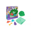 Spin master Škatuľa tekutého piesku s podložkou zelená Kinetic Sand Spin master Škatuľa tekutého piesku s podložkou zelená Kinetic Sand