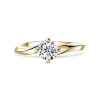 Freya | Zásnubný prsteň so stredovým diamantom 0.700ct, žlté zlato 53