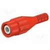 Konektor zásuvka BNC červená Připojení pájené 5÷40°C zásuvka Konektor zásuvka BNC červená Připojení pájené 5÷40°C zásuvka