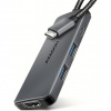 AXAGON HMC-5H8K, USB 5Gbps hub, 2x USB-A, USB-C, HDMI 8k/30Hz, PD 100W, kabel USB-C 15cm AXAGON HMC-5H8K, USB 5Gbps hub, 2x USB-A, USB-C, HDMI 8k/30Hz, PD 100W, kabel USB-C 15cm