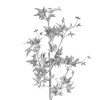 ArtFir VIanočná vetvička 29 | strieborná 78 cm ArtFir VIanočná vetvička 29 | strieborná 78 cm