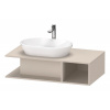 DURAVIT D-Neo závesná skrinka pod umývadlo na dosku, 1 otvorená priehrada vpravo, 1000 x 550 x 260 mm, taupe matná, DE492909191 DURAVIT D-Neo závesná skrinka pod umývadlo na dosku, 1 otvorená priehrada vpravo, 1000 x 550 x 260 mm, taupe matná, DE492909191