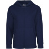NEUTRAL O 13301 / Detská mikina na zips s kapucňou z bio bavlny - navy 92-98 NEUTRAL O 13301 / Detská mikina na zips s kapucňou z bio bavlny - navy 92-98