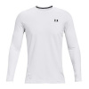 Under Armour pánské funkční tričko UA HG Armour Fitted LS-WHT bílé Under Armour pánské funkční tričko UA HG Armour Fitted LS-WHT bílé