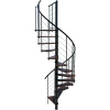 Minka STAIRS Kombinované točité schodisko Venezia Smart orech/čierna pr. 160 cm Minka STAIRS Kombinované točité schodisko Venezia Smart orech/čierna pr. 160 cm