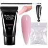 Akrylový gél na modelovanie nechtov poly gél 30 ml farby + formy na nechty + gélové farby Akrylový gél na modelovanie nechtov poly gél 30 ml farby + formy na nechty + gélové farby