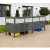 Westmann Planum 4 kovový box na odpadkové koše 4x240L 320 x 80 x 120 cm, antracit Westmann Planum 4 kovový box na odpadkové koše 4x240L 320 x 80 x 120 cm, antracit