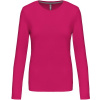 KARIBAN VINTAGE K383 / Dámske tričko s dlhým rukávom - fuchsia S KARIBAN VINTAGE K383 / Dámske tričko s dlhým rukávom - fuchsia S