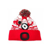 Čiapka s čelovkou TES červená vel.M Čiapka s čelovkou TES červená vel.M