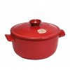 Emile Henry Keramický oválny hrniec s pokrievkou Flame, 24cm, 4l Emile Henry Keramický oválny hrniec s pokrievkou Flame, 24cm, 4l