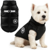 Interlook Zimná bunda pre psa s integrovaným postrojom | veľkosť S | teplé, vodeodolné oblečenie pre psa | PET-017XS-BK Interlook Zimná bunda pre psa s integrovaným postrojom | veľkosť S | teplé, vodeodolné oblečenie pre psa | PET-017XS-BK