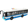 Mestský autobus na zotrvačník s osvetlením a zvukom - modrý Mestský autobus na zotrvačník s osvetlením a zvukom - modrý