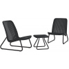 Záhradný nábytok Keter Rio Patio set grafitový Záhradný nábytok Keter Rio Patio set grafitový