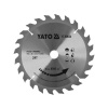 Yato - Vidiový pílový kotúč na drevo 190x20mm 24 zubov YT-60634 Yato - Vidiový pílový kotúč na drevo 190x20mm 24 zubov YT-60634