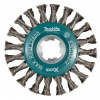 MAKITA kotúčová kefa z oceľového drôtu-splietaný drôt priemer 0,5 mm X-LOCK 115 mm D-73405 MAKITA kotúčová kefa z oceľového drôtu-splietaný drôt priemer 0,5 mm X-LOCK 115 mm D-73405