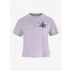 Bavlnené tričko dámske Fjallraven Fjallblomster Logo T-shirt - lavender mist Bavlnené tričko dámske Fjallraven Fjallblomster Logo T-shirt - lavender mist