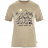 Fjällräven Hoja Lugnt Wool T-shirt W, Veľkosť XS, Farba FOSSIL Fjällräven Hoja Lugnt Wool T-shirt W, Veľkosť XS, Farba FOSSIL