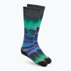 Dámske lyžiarske ponožky Smartwool Ski Targeted Cushion Compression Print OTC black Dámske lyžiarske ponožky Smartwool Ski Targeted Cushion Compression Print OTC black