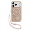 Zadný kryt Guess IML Flowers Allover Strap MagSafe pre iPhone 17 Pro ružový Zadný kryt Guess IML Flowers Allover Strap MagSafe pre iPhone 17 Pro ružový