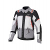 Bunda STELLA ANDES V4 DRYSTAR, ALPINESTARS, dámská (tmavě šedá/světle šedá/černá/červená) 2026 3XL Bunda STELLA ANDES V4 DRYSTAR, ALPINESTARS, dámská (tmavě šedá/světle šedá/černá/červená) 2026 3XL