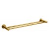 Novaservis Dvojitý držiak uterákov SMILE 600 mm, kartáčované zlato ASM10BG Novaservis Dvojitý držiak uterákov SMILE 600 mm, kartáčované zlato ASM10BG
