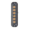 PREDATOR 6x4W LED vertikálny, 12-24V, oranžový, ECE R65 PREDATOR 6x4W LED vertikálny, 12-24V, oranžový, ECE R65
