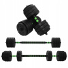 SportVida regulované bitúmenové činky 2x 20 kg (Tréning osobného trénera Čierne tričko) SportVida regulované bitúmenové činky 2x 20 kg (Tréning osobného trénera Čierne tričko)