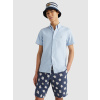 Tommy Hilfiger pánska modrá košeľa MW0MW30694 S Tommy Hilfiger pánska modrá košeľa MW0MW30694 S