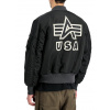 Alpha Industries pánska zimná bunda MA-1 Distressed black Veľkosť: 3XL, Farba: čierna Alpha Industries pánska zimná bunda MA-1 Distressed black Veľkosť: 3XL, Farba: čierna
