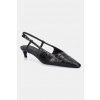 Kožené lodičky Tommy Hilfiger CROC SLINGBACK SLANTED HEEL FW0FW08990 čierna EUR 38 Kožené lodičky Tommy Hilfiger CROC SLINGBACK SLANTED HEEL FW0FW08990 čierna EUR 38