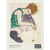 Plagát, Obraz - Seated Woman - Adele Herms (1917), Egon Schiele, 30 × 40 cm Plagát, Obraz - Seated Woman - Adele Herms (1917), Egon Schiele, 30 × 40 cm