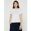 Tommy Hilfiger dámske biele tričko WW0WW44433 S Tommy Hilfiger dámske biele tričko WW0WW44433 S