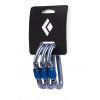 Karabíny Black Diamond HotForge Screwgate 3 Pack - gray Karabíny Black Diamond HotForge Screwgate 3 Pack - gray