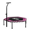FITNESS Trampolína s madlom 130 cm AGA MR1130PINK - ružová FITNESS Trampolína s madlom 130 cm AGA MR1130PINK - ružová