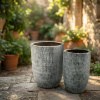 Súprava kvetináčov MONDEX NEVA 40×40×51 cm a 31×31×47,5 cm sivá 2 ks Súprava kvetináčov MONDEX NEVA 40×40×51 cm a 31×31×47,5 cm sivá 2 ks