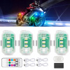 Bezdrôtová LED Stroboskopická Lampa 4 ks s Diaľkovým Ovládaním Bezdrôtová LED Stroboskopická Lampa 4 ks s Diaľkovým Ovládaním