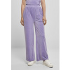 Ladies High Waist Straight Velvet Sweatpants - lavender S Ladies High Waist Straight Velvet Sweatpants - lavender S
