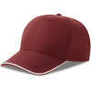 Atlantis Headwear Kšiltovka Recy Five Piping, 5 panelová, sandwich COT33028292099-burgundy/wh UNI Burgundová/bílá Atlantis Headwear Kšiltovka Recy Five Piping, 5 panelová, sandwich COT33028292099-burgundy/wh UNI Burgundová/bílá