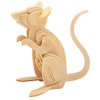 Woodcraft Drevené 3D puzzle Myš Woodcraft Drevené 3D puzzle Myš