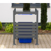 Westmann Planum 1 kovový box na odopadkové koše 1x240L 80x80x120 cm, antracit Westmann Planum 1 kovový box na odopadkové koše 1x240L 80x80x120 cm, antracit