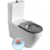 Sapho MEDIC RIMLESS WC kombi misa s nádržkou, spodný/zadný odpad, biela MC102 Sapho MEDIC RIMLESS WC kombi misa s nádržkou, spodný/zadný odpad, biela MC102